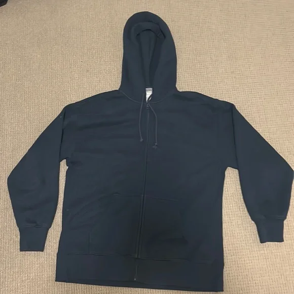 Aritzia Tna Cozy AF Fleece Oversized Zip-up Hoodie